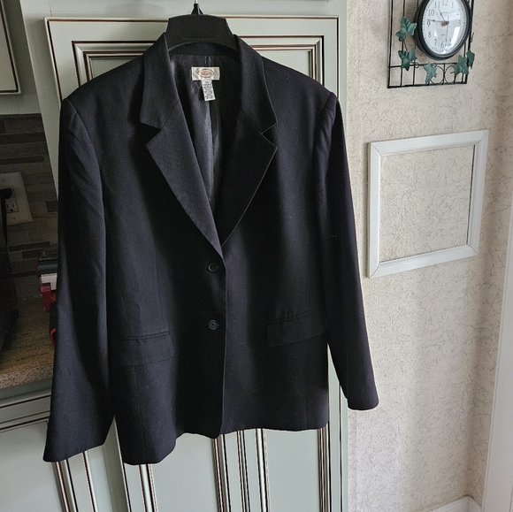 Talbots women’s black single breasted career wear blazer. size 20 - Picture 13 of 13